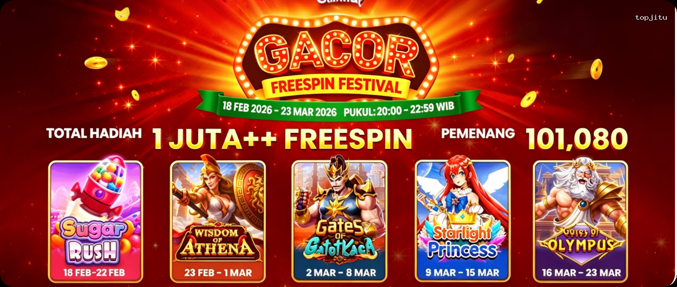 Login topjitu Sekarang Bonus Melimpah